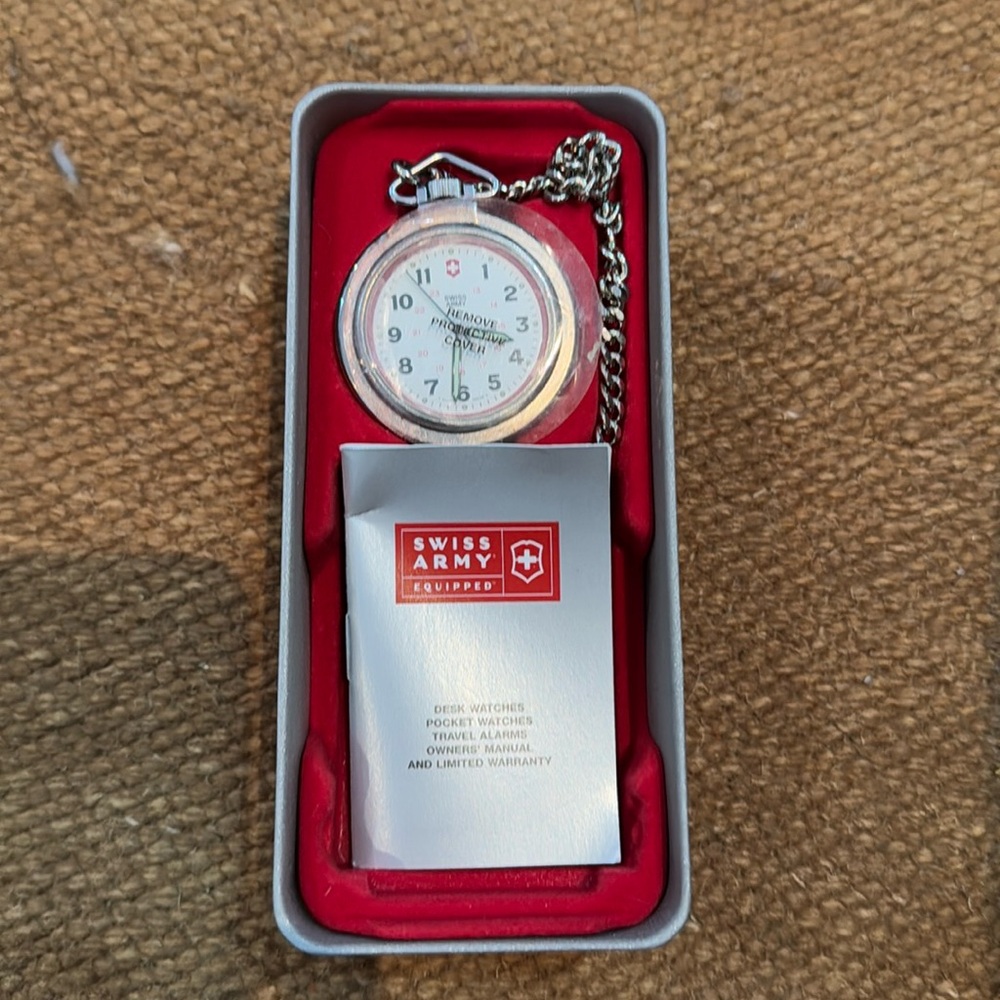 Brand new in box Swiss Army by Victorinox Pocket Watch